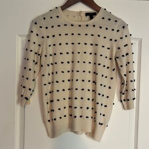 J.Crew tippi sweater with embellishment